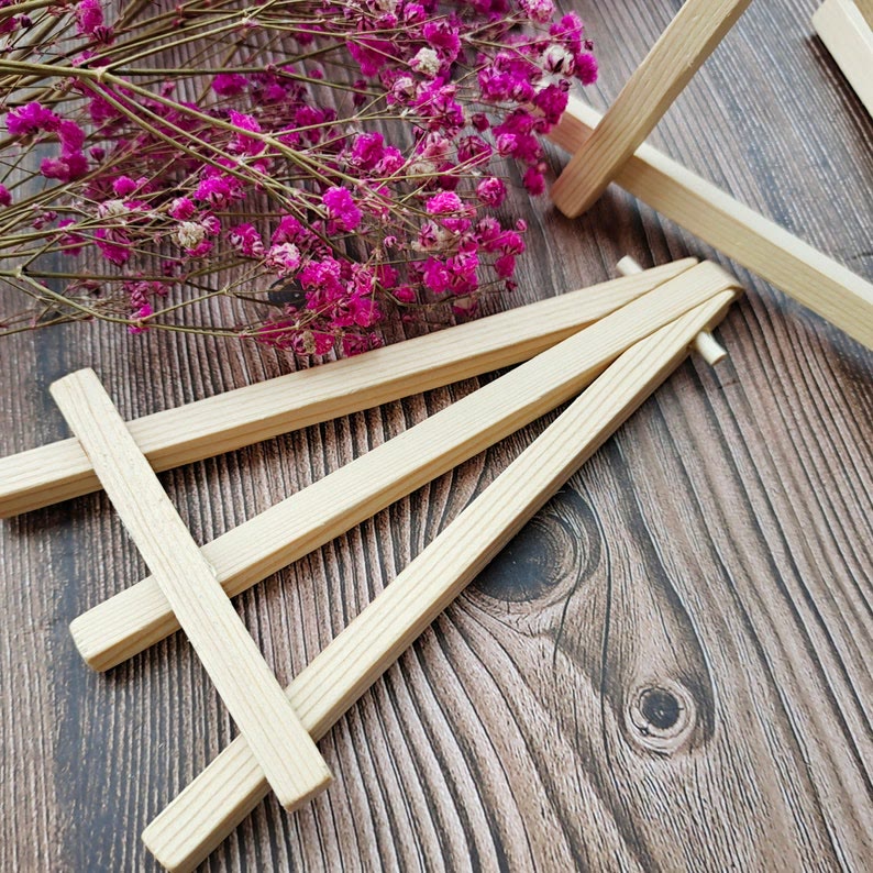 Wooden Embroidery Stand Holder - Tabletop Display Easel | Perfect For Handmade Embroidery Projects - 20×30cm - image 1