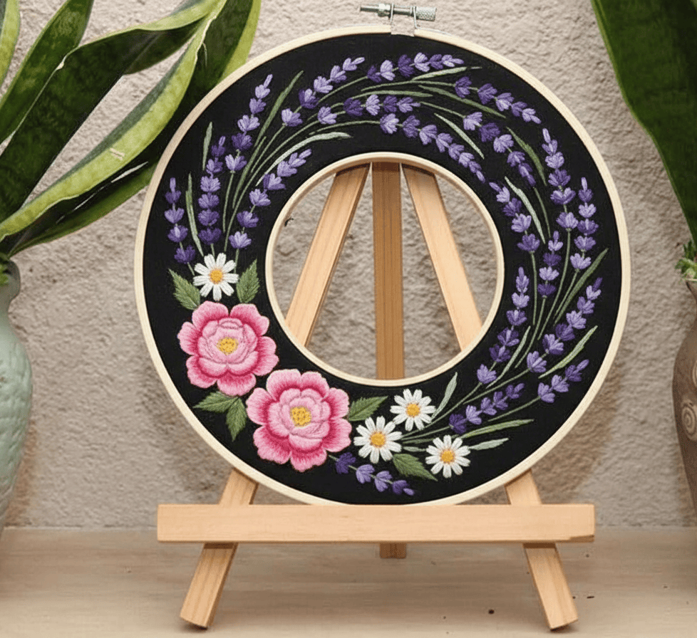 Wooden Embroidery Stand Holder - Tabletop Display Easel | Perfect For Handmade Embroidery Projects - image 4
