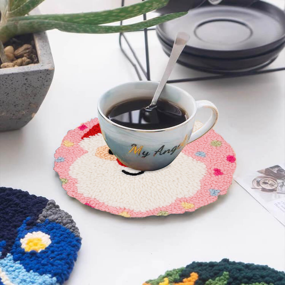 Adorable Santa Claus Punch Needle Kit - Christmas Celebration Gift | Perfect Diy Handicraft For Kid  - image 11