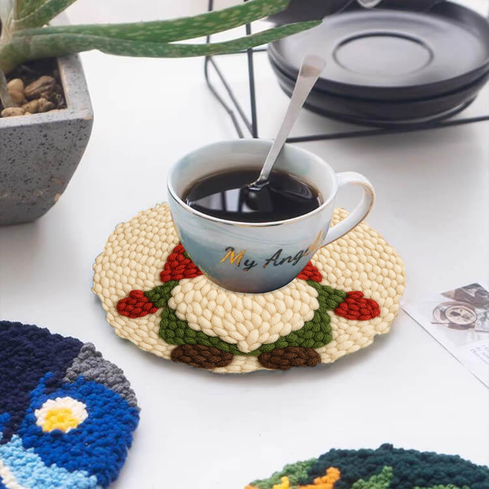 Christmas Gnome Punch Needle Kit - DIY Holiday Craft | Wall Art for Christmas Season - image 12