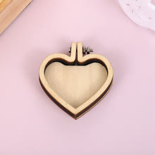 Embroidery Mini Wooden Irregular Shapes Hoops | Handmade Christmas Ornament | Perfect For Diy Stitch Art - image 2