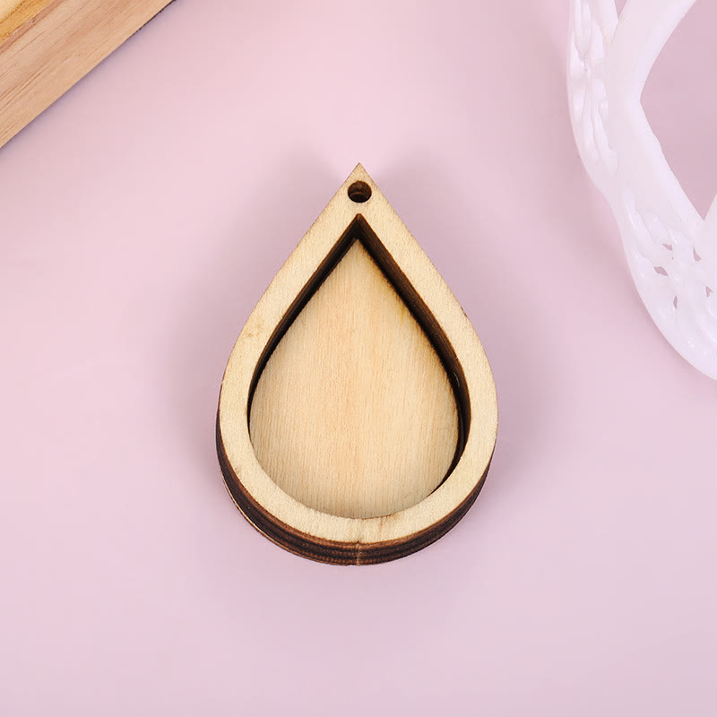 Embroidery Mini Wooden Irregular Shapes Hoops | Handmade Christmas Ornament | Perfect For Diy Stitch Art - image 3