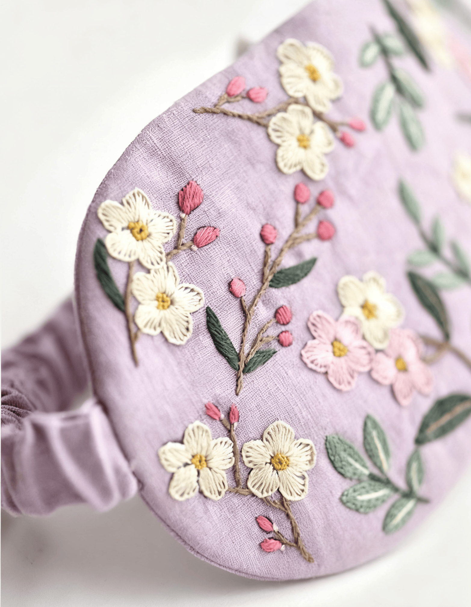 Handmade  Eye Mask Kit | Floral Eye Mask Handicraft | Unique Anniversary Gift - image 4