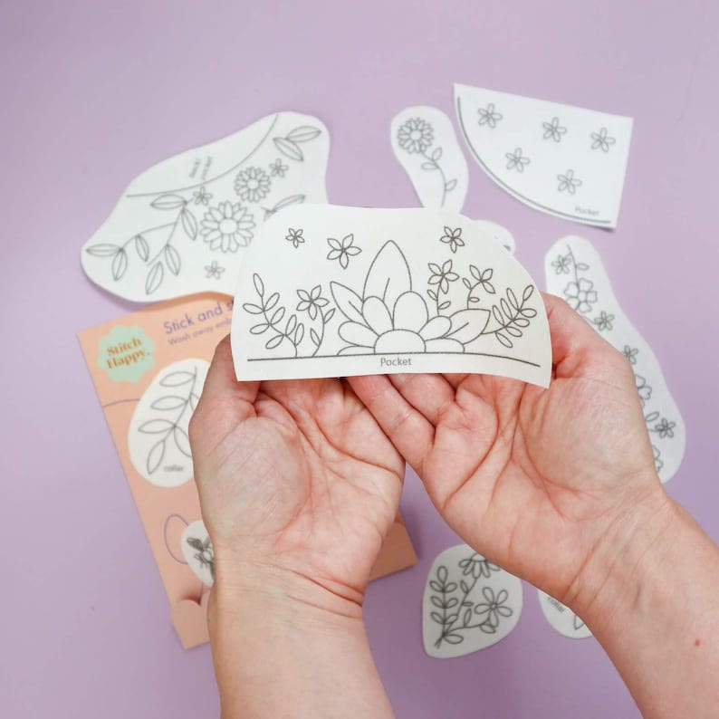  Flower Stick And Stitch Patterns |  Floral Designs For Custom Clothes | Perfect Gift For Handmade Lovers - image 1