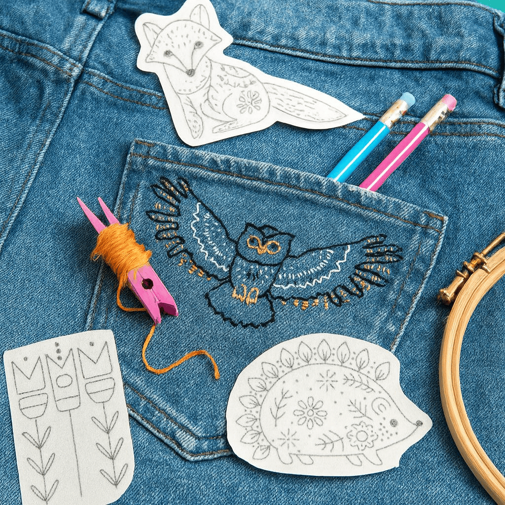 Woodland Animal Stick And Stitch Patterns | Creative Embroidery Design | Nice Gift For Diy Lovers - image 2