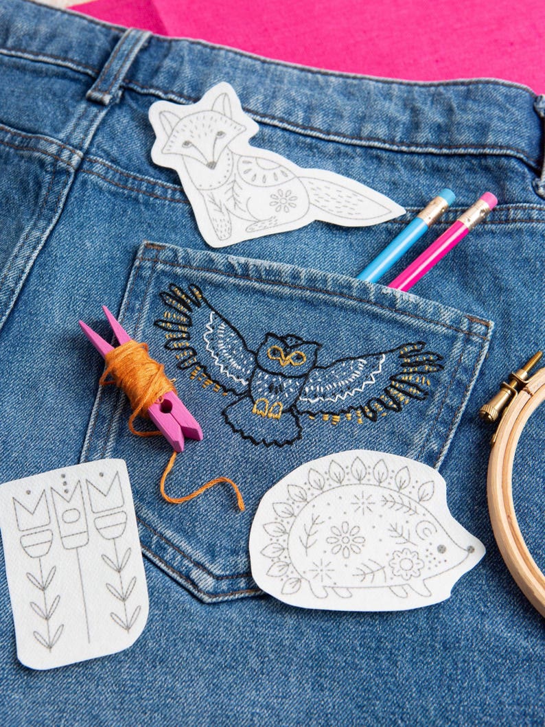 Woodland Animal Stick And Stitch Patterns | Creative Embroidery Design | Nice Gift For Diy Lovers - image 3