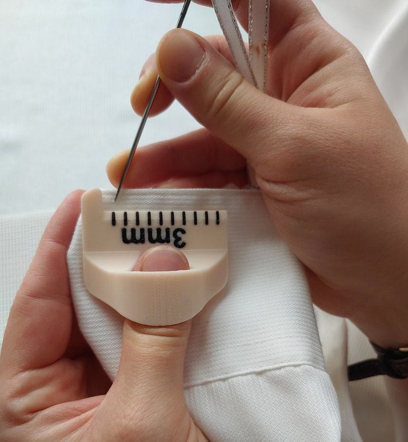  Finger Sewing Template | Stitch Guide For Equal Stitches | Sewing Stitch Spacing Guide  - image 1