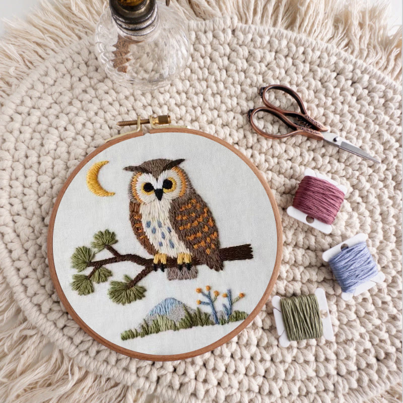 Rubbyoo Embroidery Kit - Little Owl | Simple Diy Craft | Heartfelt Handmade Present - image 7
