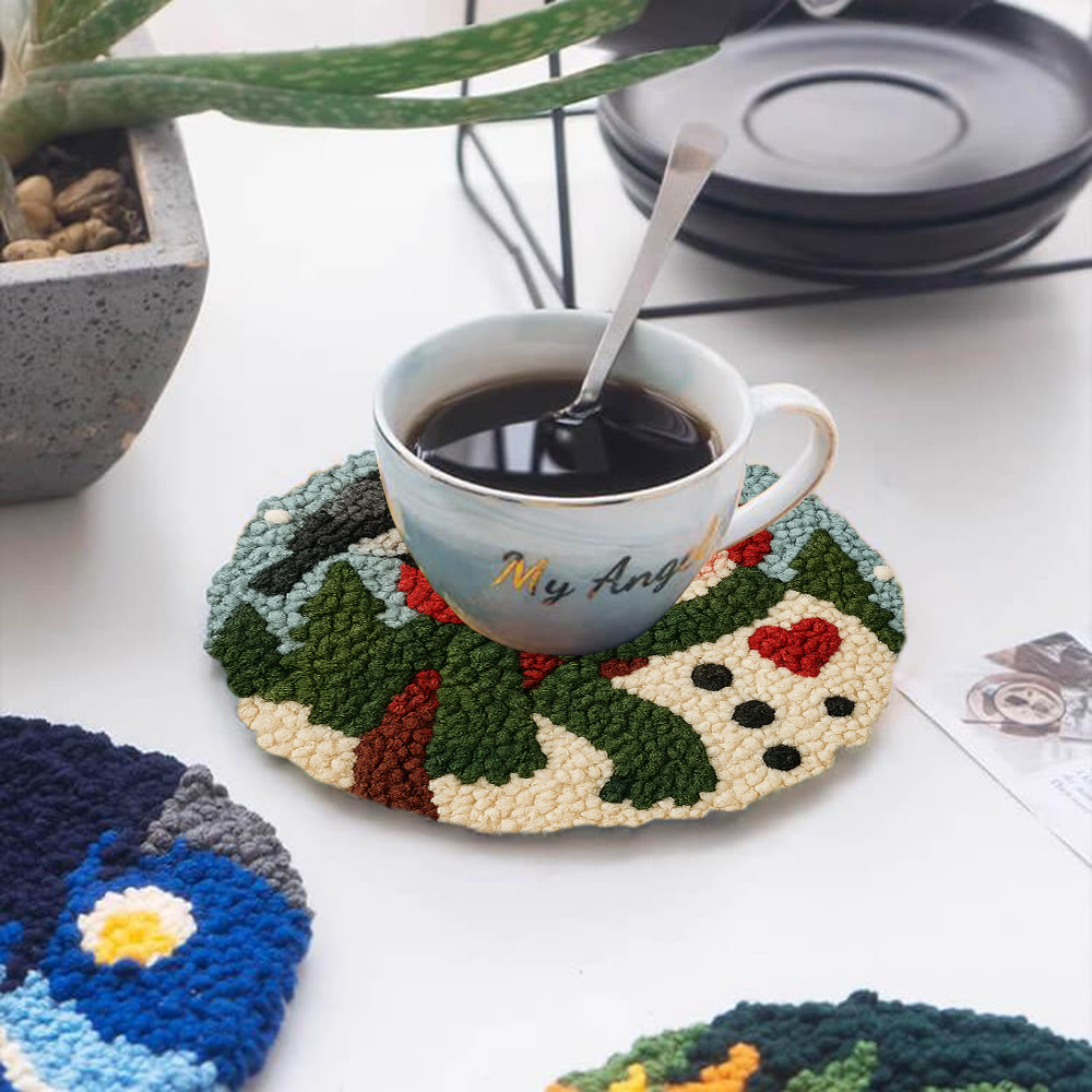 Snowfield Friend Punch Needle Kit – Textured Diy Art | Joyful Holiday Hanging - image 4