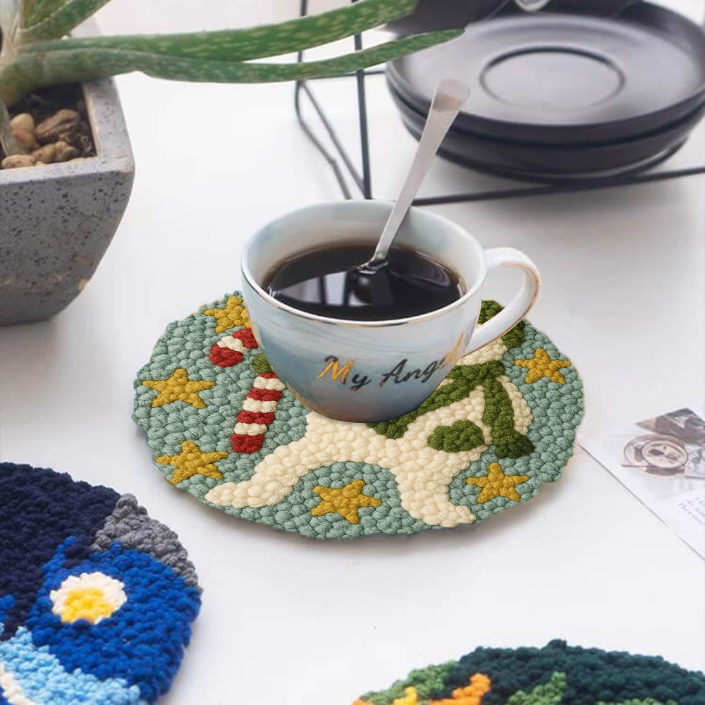 Whimsical Snowman Punch Needle Kit – Fun Holiday DIY Stitch Project | Playful Winter Decor - image 5