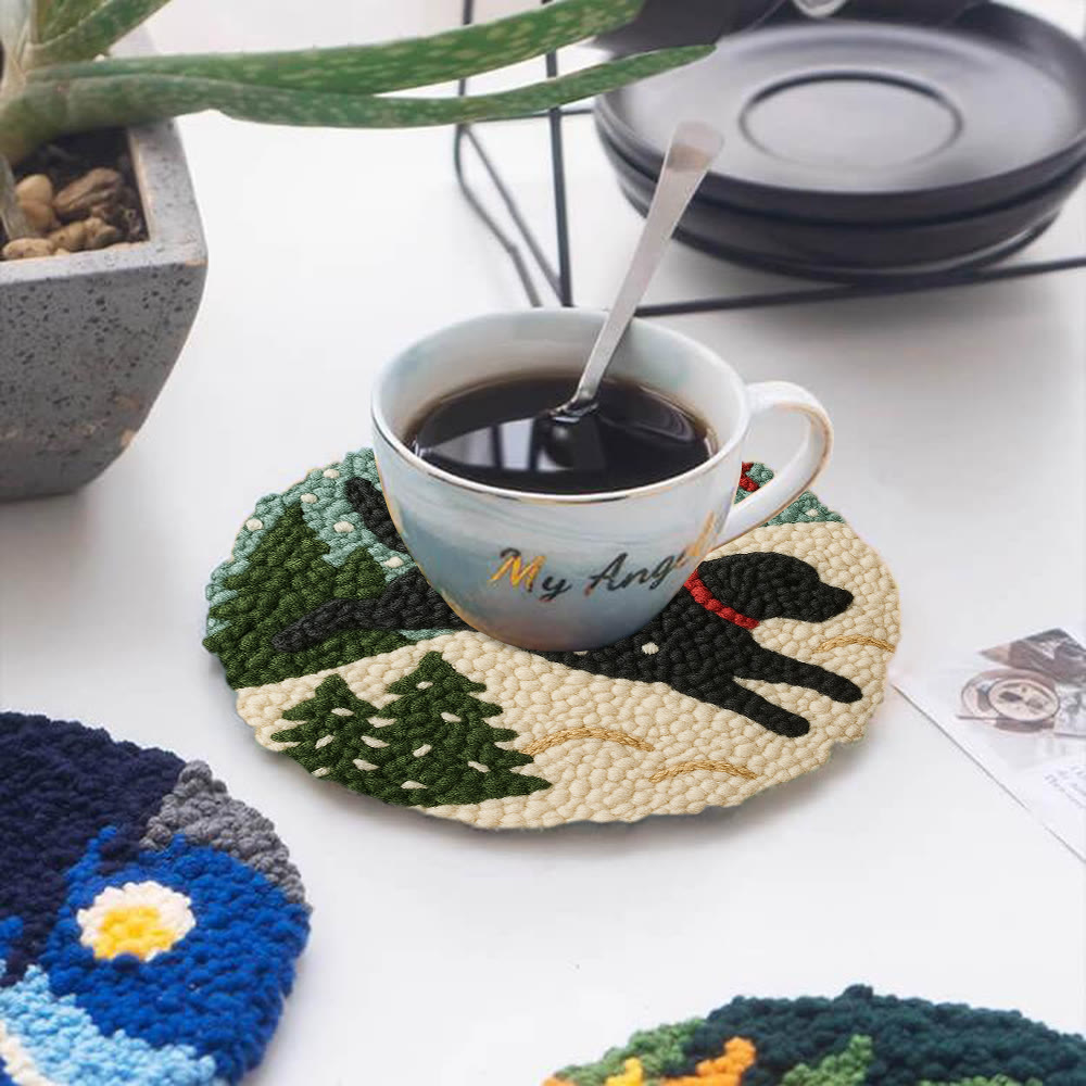 Winter Dog Punch Needle Kit – Cozy Seasonal Diy | Thoughtful Holiday Gift - image 5