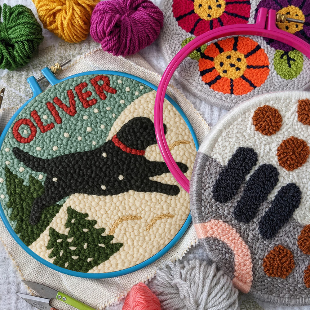 Winter Dog Punch Needle Kit – Cozy Seasonal Diy | Thoughtful Holiday Gift - image 9