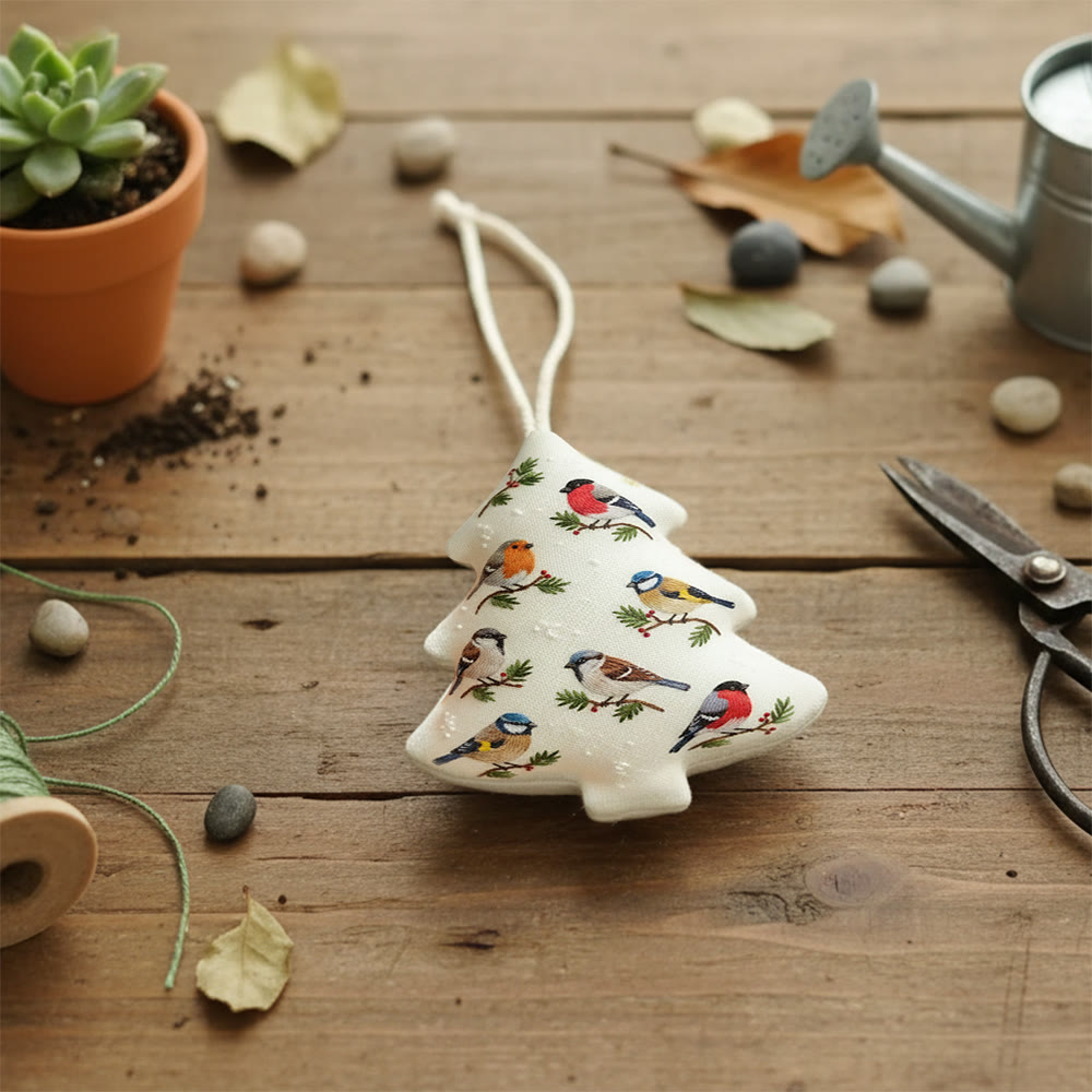 Rubbyoo Tree-shaped Embroidery Kit - Bird Party | Animal Creative Craft | Perfect For Hanging Decor - image 4