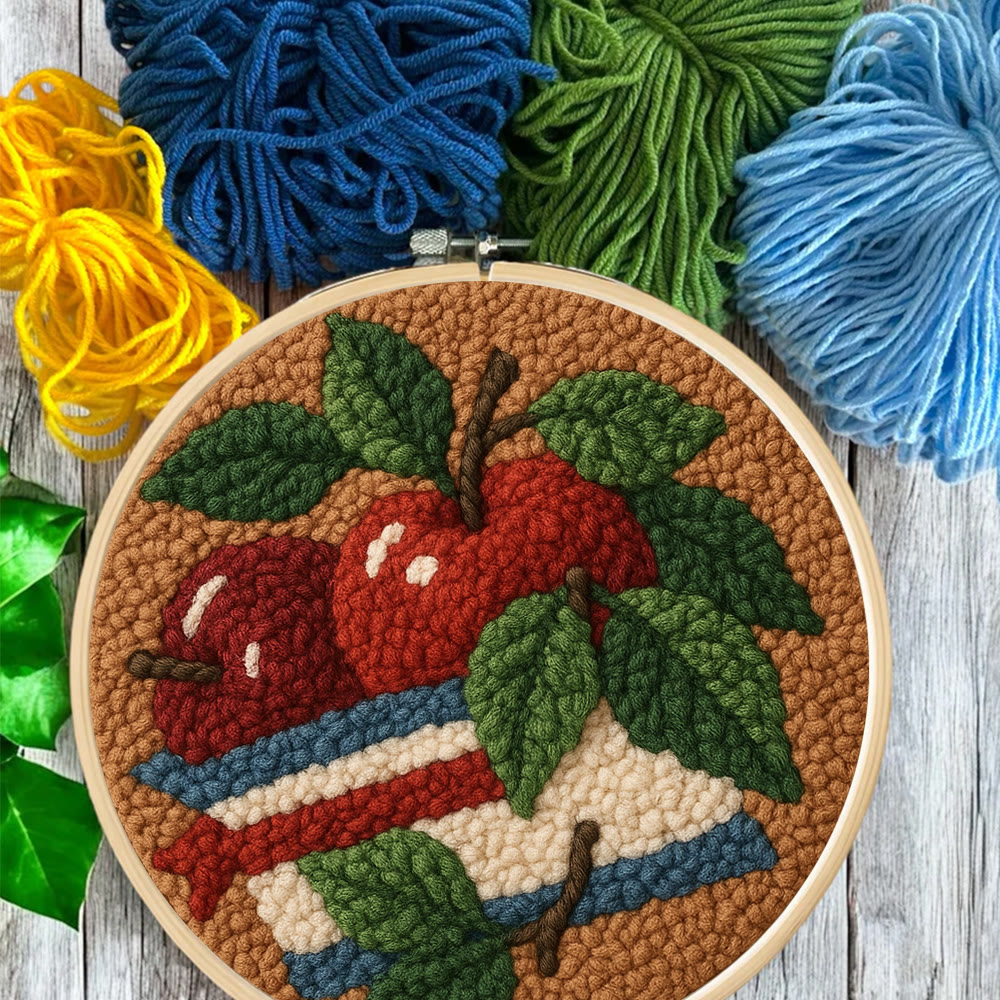 Apple Harvest Punch Needle Kit – Beginner Project | Thoughtful Handmade Gift Idea - image 7
