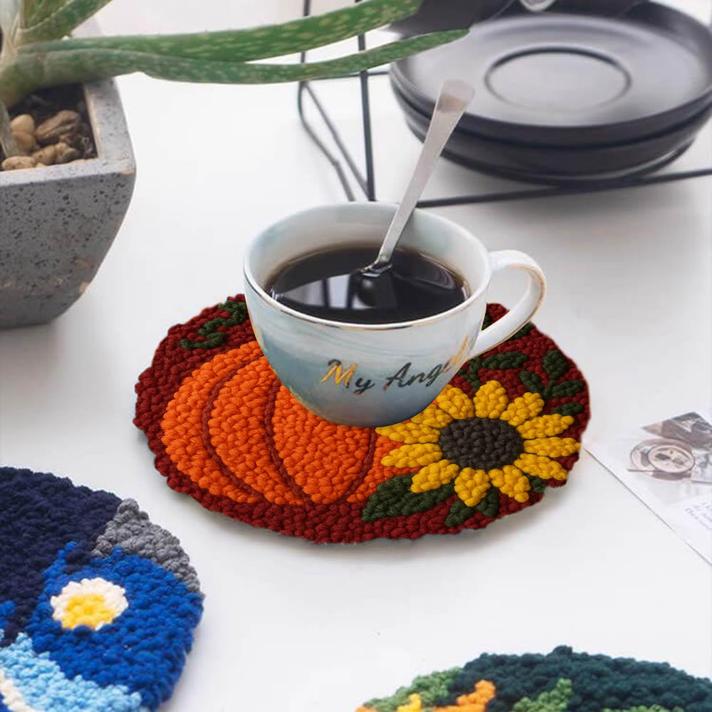 Harvest Pumpkin Punch Needle Kit – Easy Diy Project | Vibrant Fall Handmade Decoration - image 5