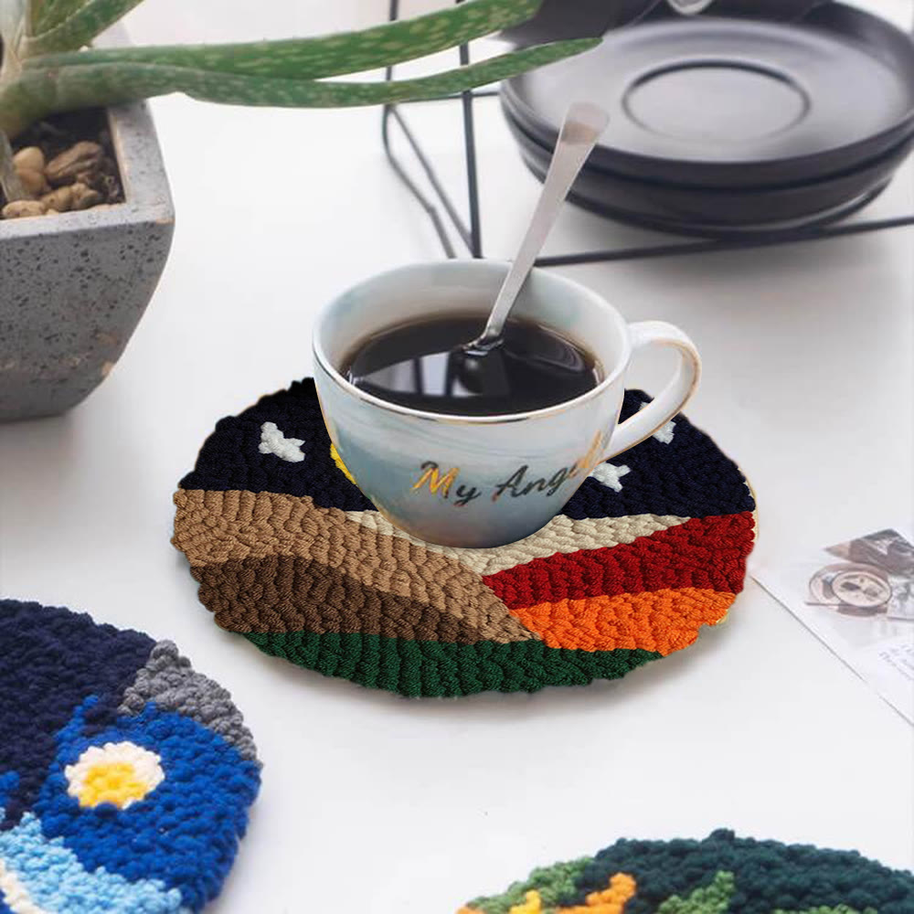 Moonlit Landscape Punch Needle Kit – Tranquil DIY Project | Serene Nature-Inspired Decor - image 5