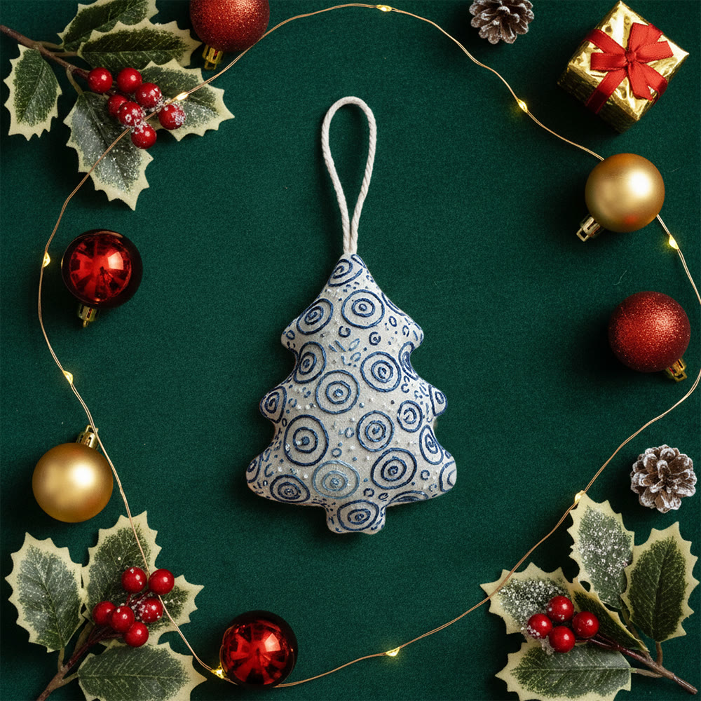 Rubbyoo Tree-shaped Embroidery Kit -  Swirl Pattern Motif | Beginner-friendly Hand Embroidery Bundle | Thoughtful Personalized Gift - image 9