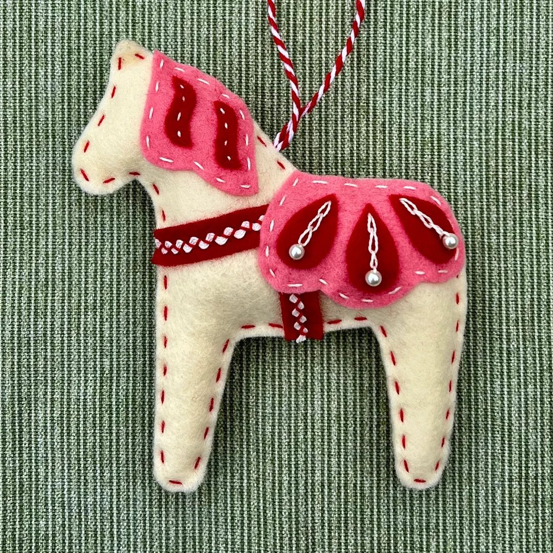 Embroidery Felt Ornaments Kit - Nordic House Art Craft | Diy Christmas Celebration Gift | Nice For Handmade Beginner - image 7