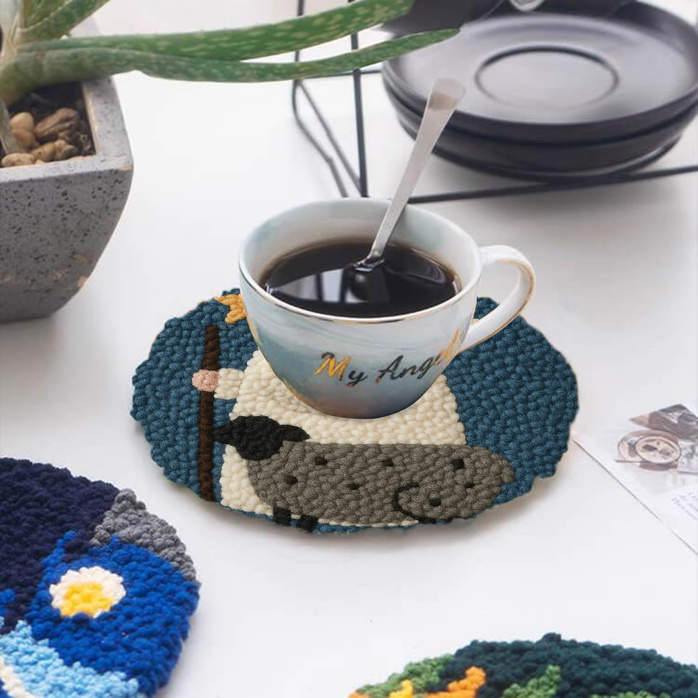 Warm Shepherd With Star Punch Needle Kit – Cozy Diy Craft Project | Festive Holiday-inspired Wall Art - image 5