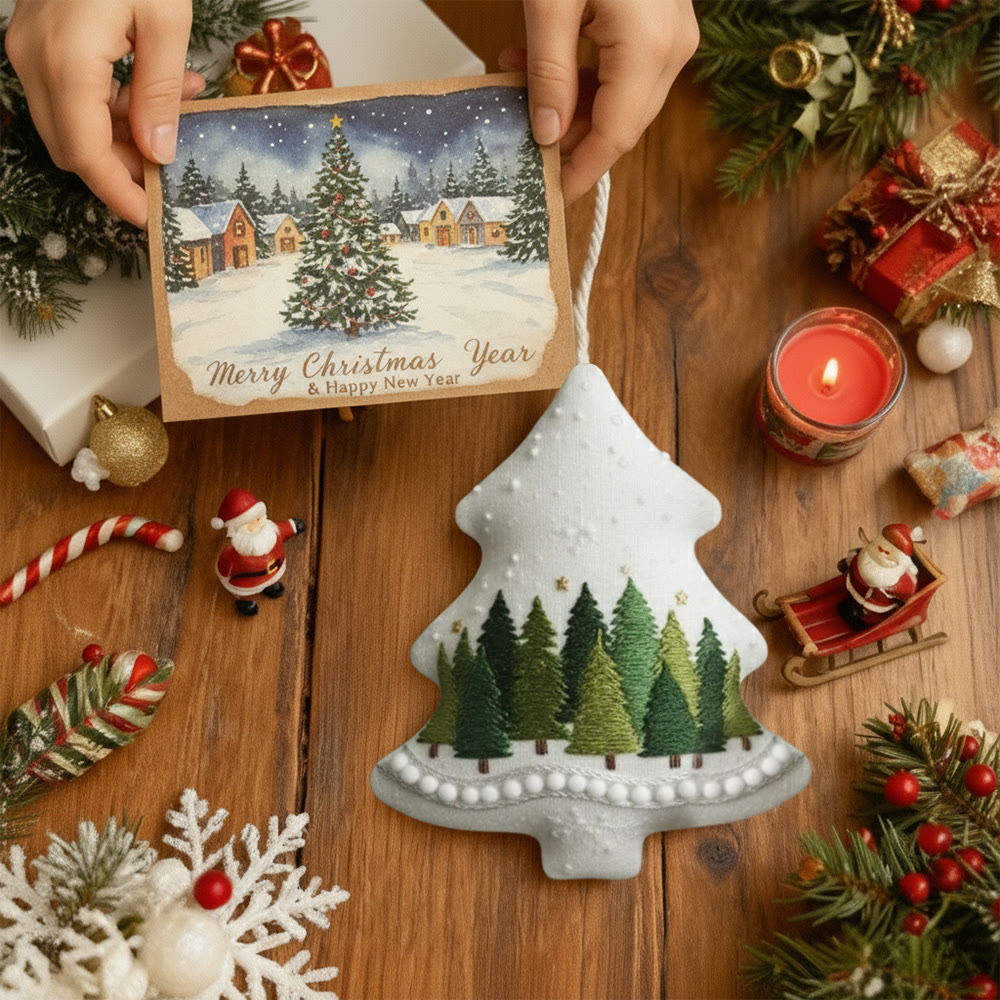 Rubbyoo Tree-shaped Embroidery Kit - Mysterious Forest | Easy Handmade Craft | Perfect Gift Idea  - image 3