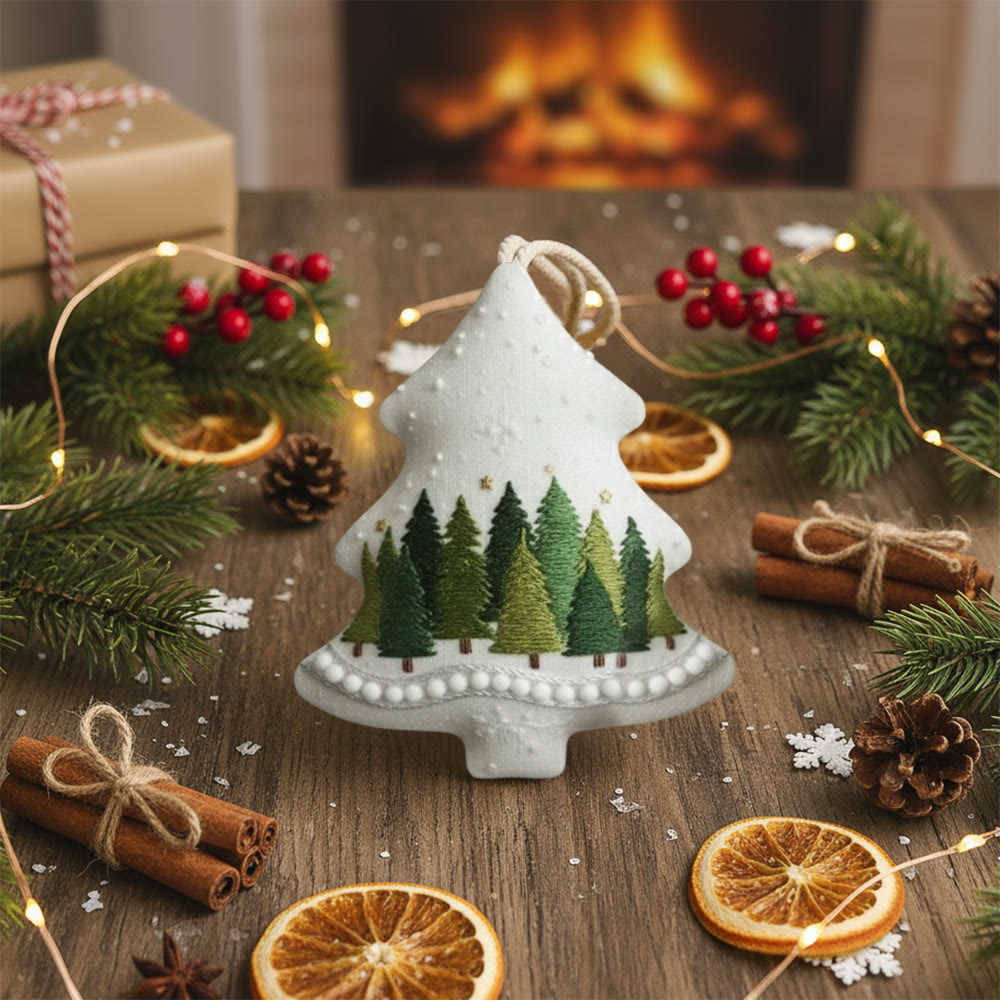 Rubbyoo Tree-shaped Embroidery Kit - Mysterious Forest | Easy Handmade Craft | Perfect Gift Idea  - image 2