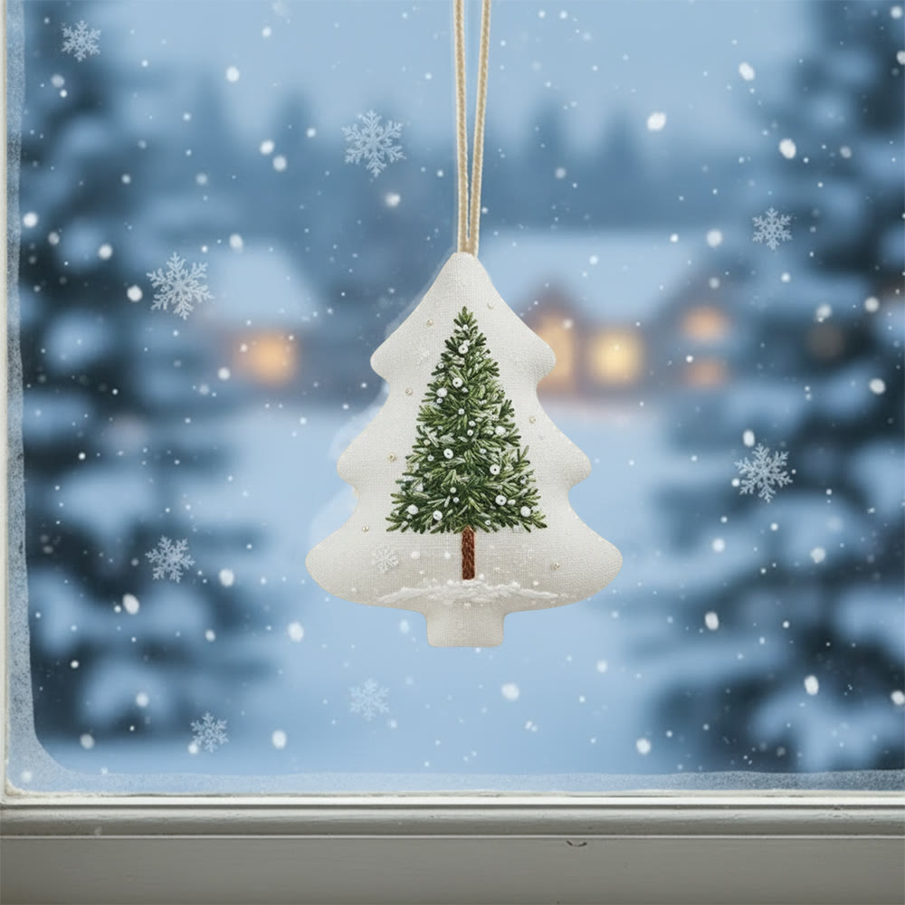 Rubbyoo Tree-shaped Embroidery Kit - Winter Tree | Christmas Handmade Art | Perfect For Stitch Beginner  - image 10