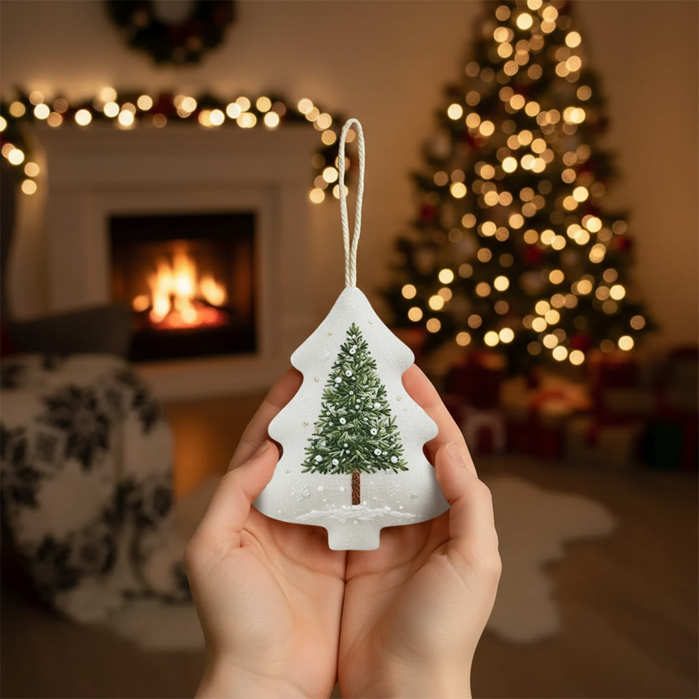 Rubbyoo Tree-shaped Embroidery Kit - Winter Tree | Christmas Handmade Art | Perfect For Stitch Beginner  - image 5