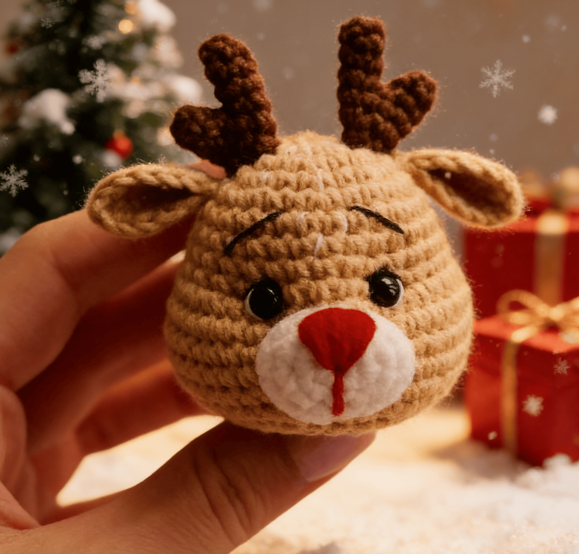 Diy Handmade Christmas Crochet Kit - Unique Christmas Ornaments | Perfect Holiday Gift Idea - Reindeer - image 3