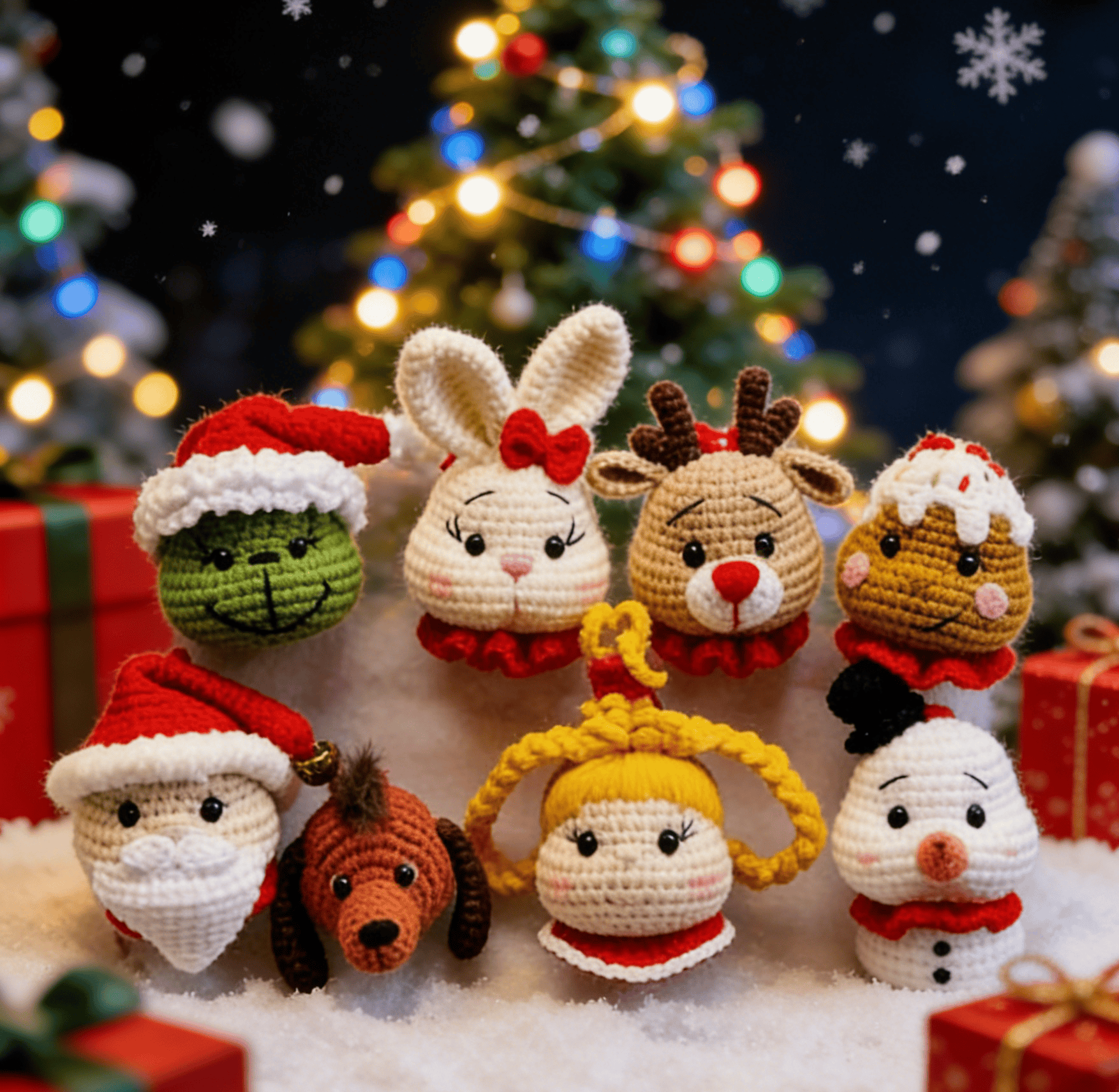 Diy Handmade Christmas Crochet Kit - Unique Christmas Ornaments | Perfect Holiday Gift Idea - image 1