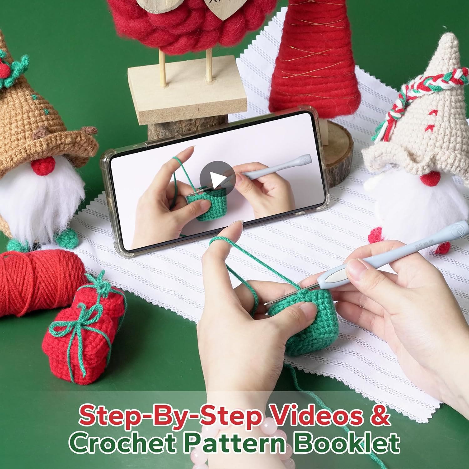 Diy Handmade Christmas Gnome Kit - Diy Holiday Craft | Christmas Handmade Decoration - image 3