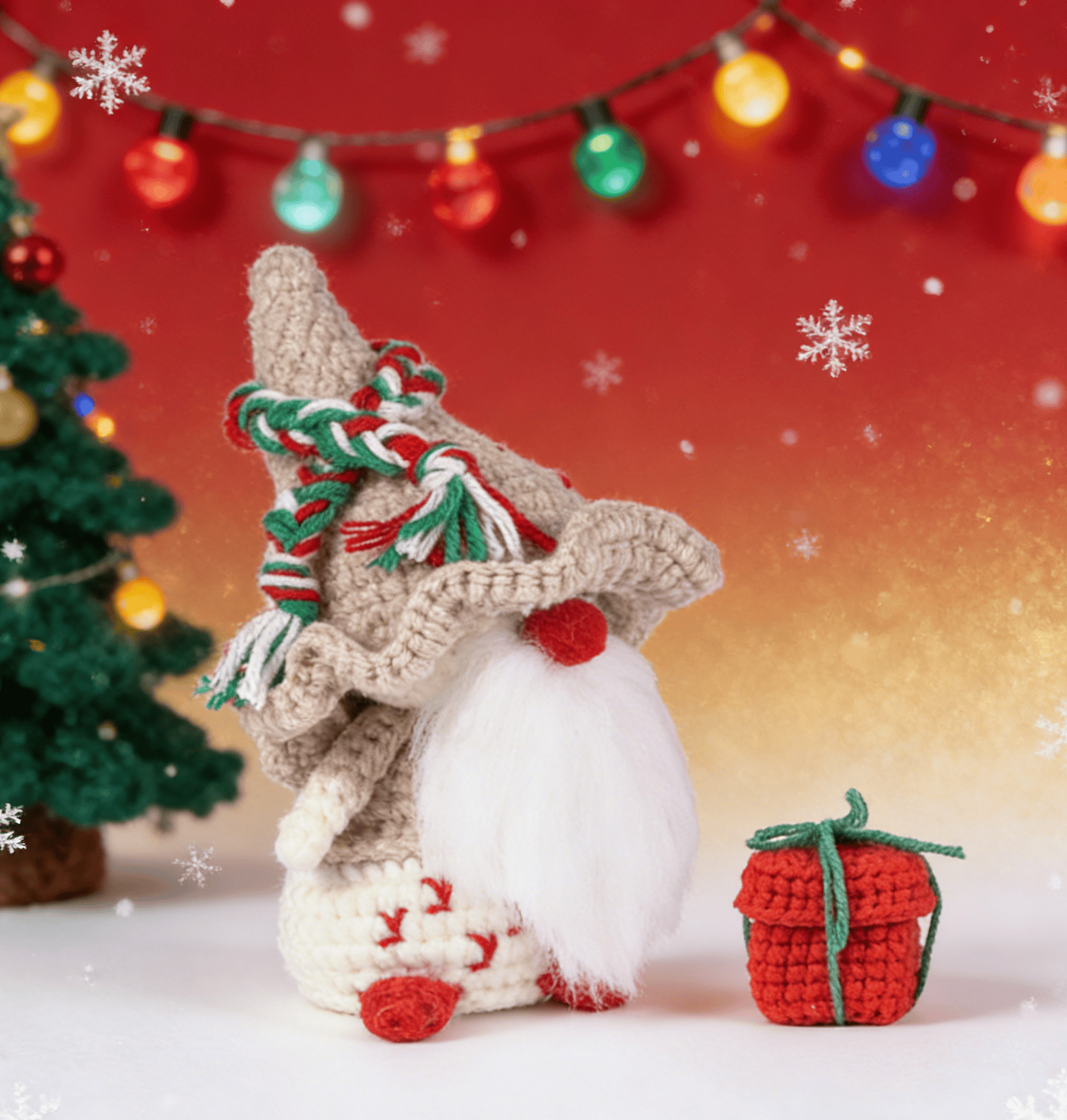 Diy Handmade Christmas Gnome Kit - Diy Holiday Craft | Christmas Handmade Decoration - Gnome  B - image 2