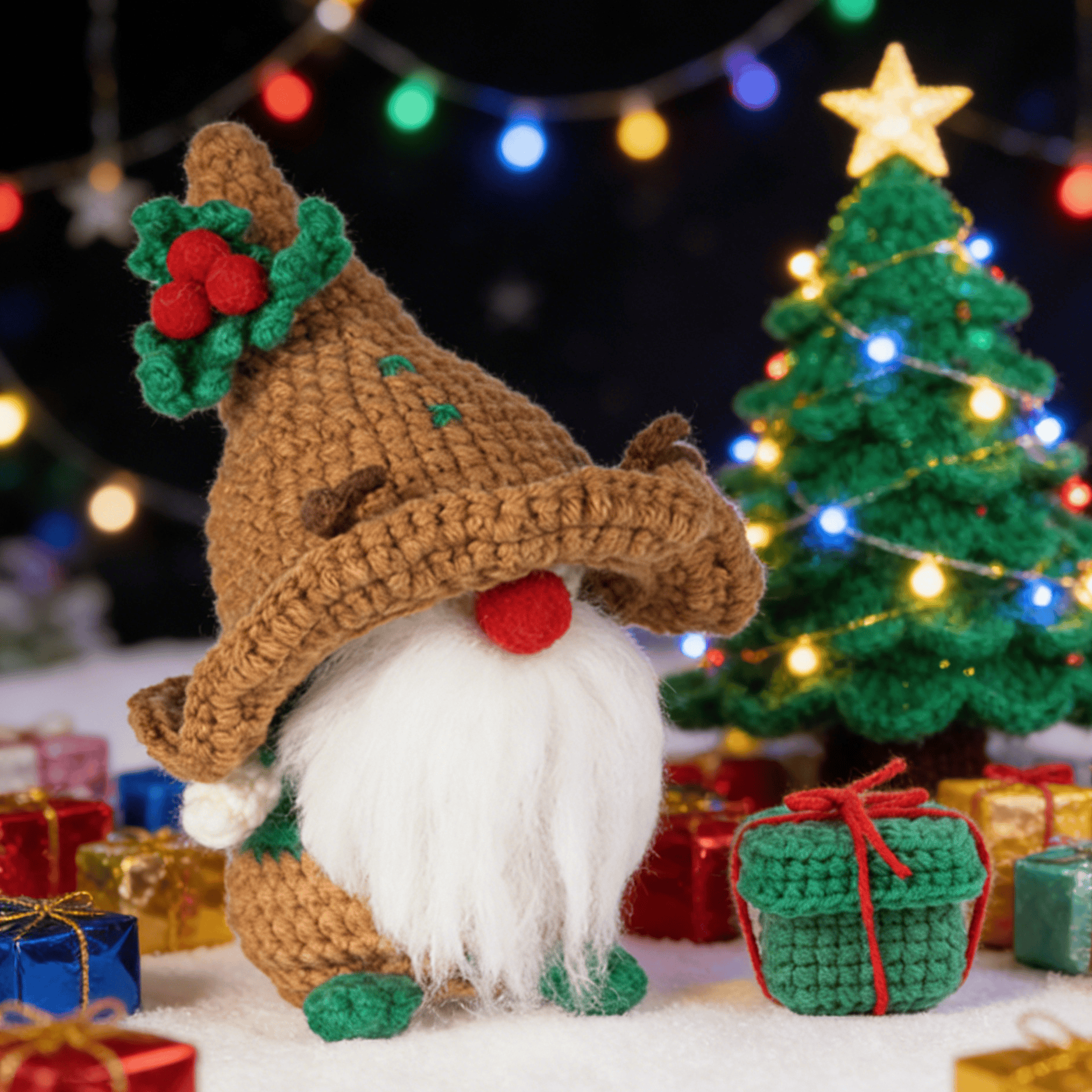 Diy Handmade Christmas Gnome Kit - Diy Holiday Craft | Christmas Handmade Decoration - Gnome A - image 1