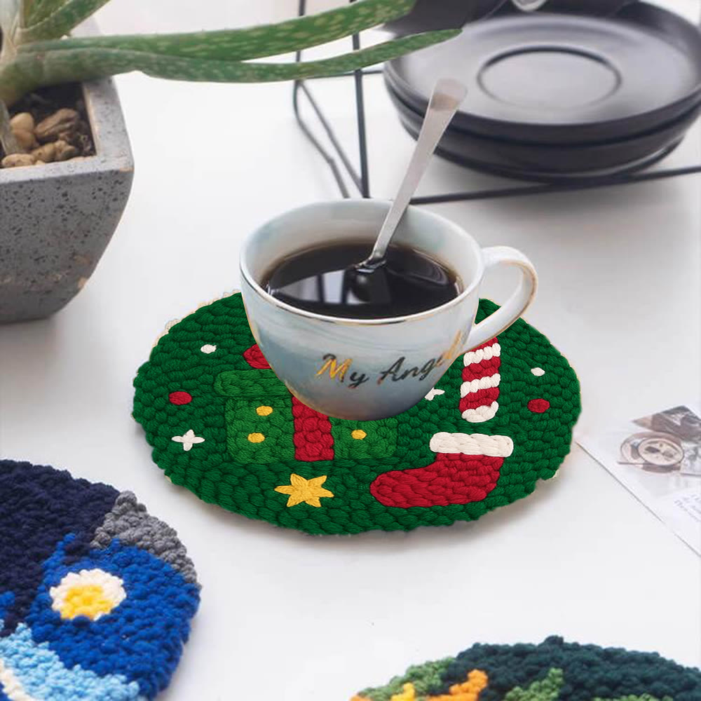 Christmas Festive Trinkets Punch Needle Kit – Newbie-friendly Handcraft | Joyful Holiday Home Decor - image 5