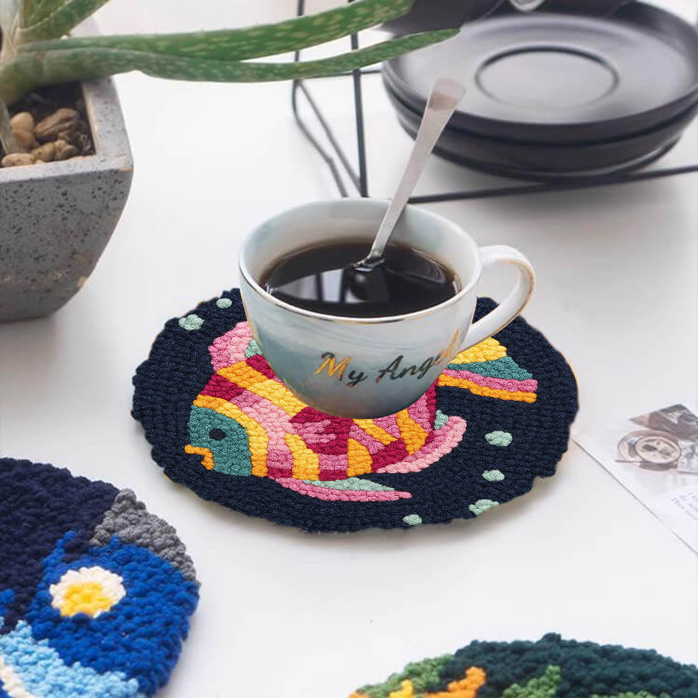 Multicolored Tropical Fish Punch Needle Kit – Straightforward Diy Craft | Bright Home Decor - image 5