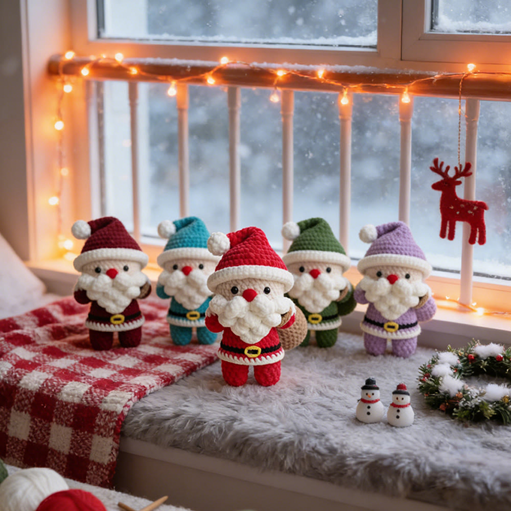 Diy Handmade Red Santa Claus Crochet Kit - Christmas Handmade Gift | Christmas Tree Decor - image 3