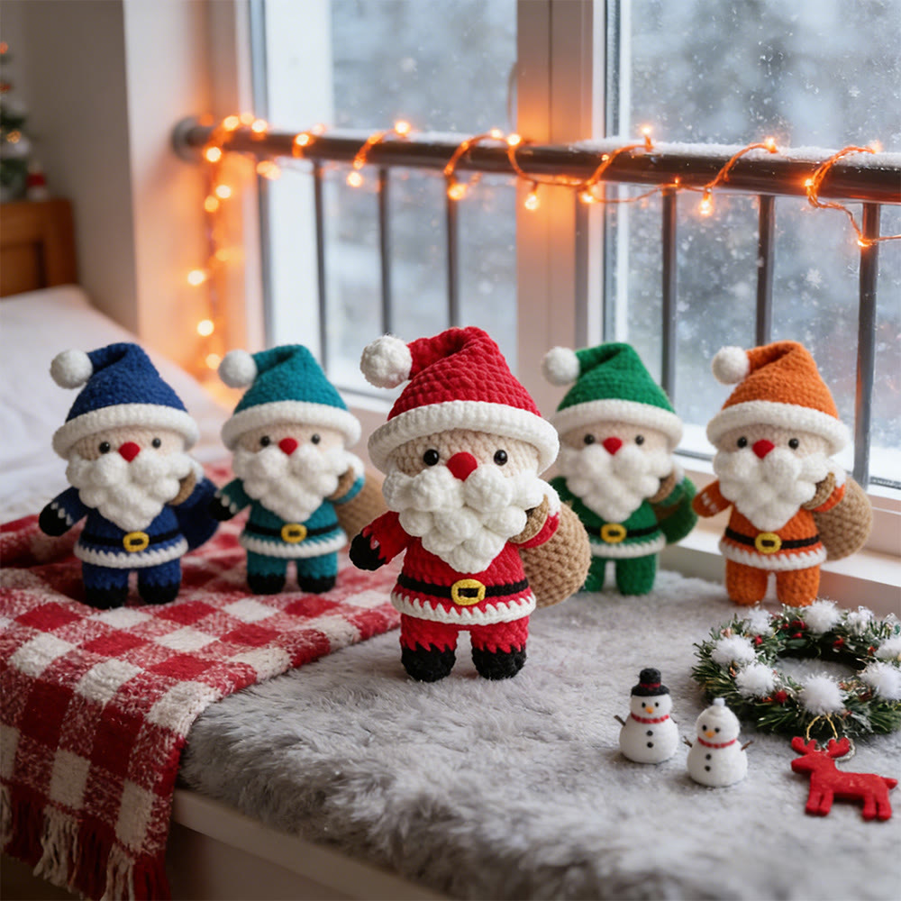 Diy Handmade Red Santa Claus Crochet Kit - Christmas Handmade Gift | Christmas Tree Decor - image 2