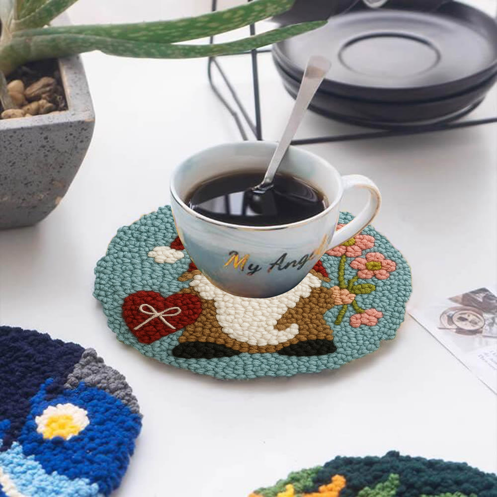 Heart and Flower Themed Gnome Punch Needle Kit – Romantic Gifting Top Pick | Warm Decorative Accent - image 5