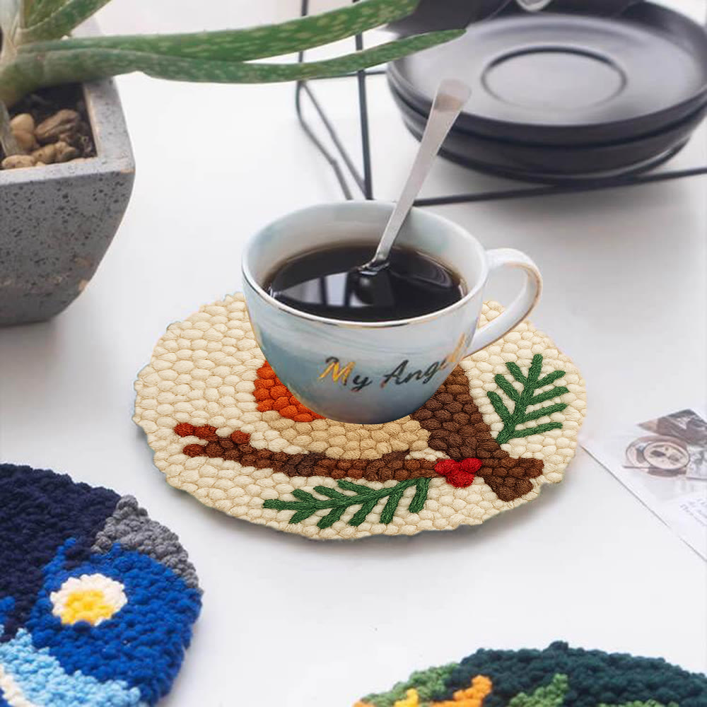 Branch-Perched Robin Punch Needle Kit – Delightful Decor Addition | Uncomplicated Handcraft Art - image 5