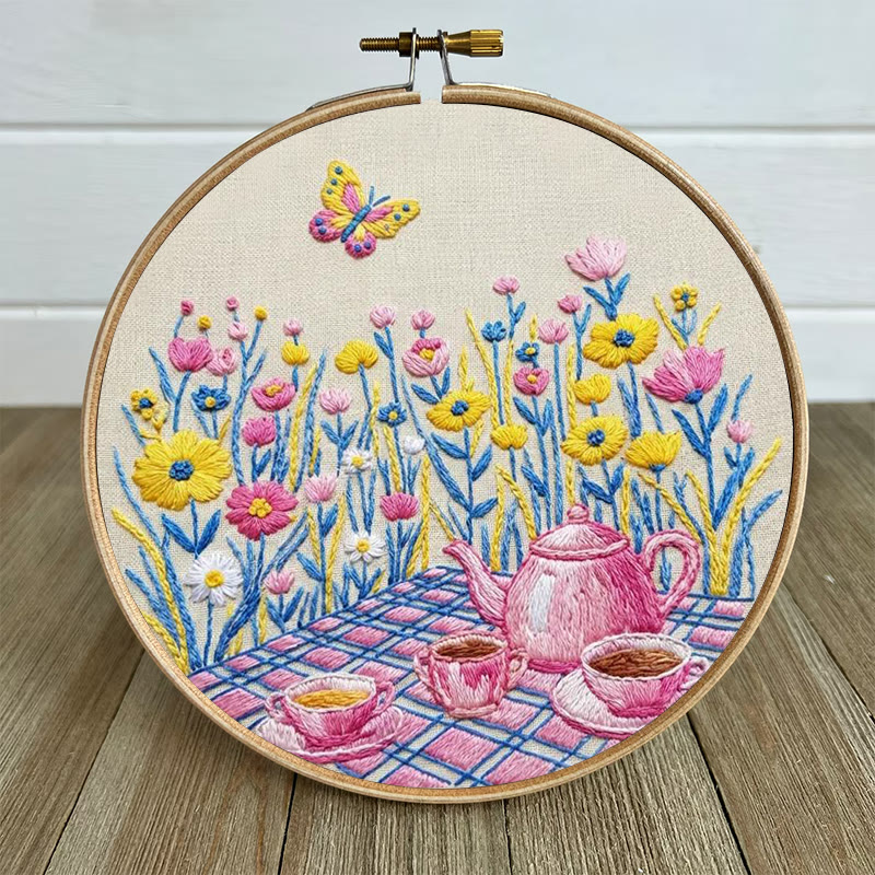 Rubbyoo Embroidery Kit - Spring Picnic | Beautiful Needle Artcraft | Diy Gift Idea - image 6