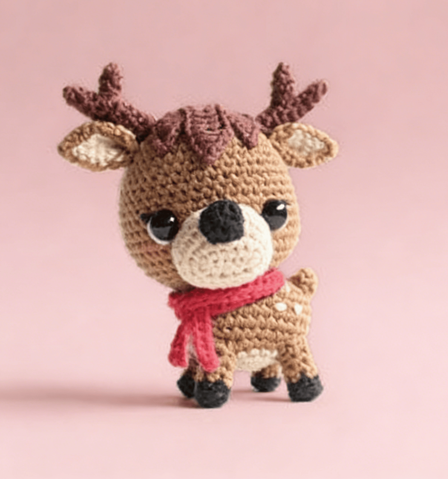 Diy Handmade Reindeers Crochet Kit - Christmas Hanging Craft | Perfect Handmade Gift For Kid - Reindeer A - image 3