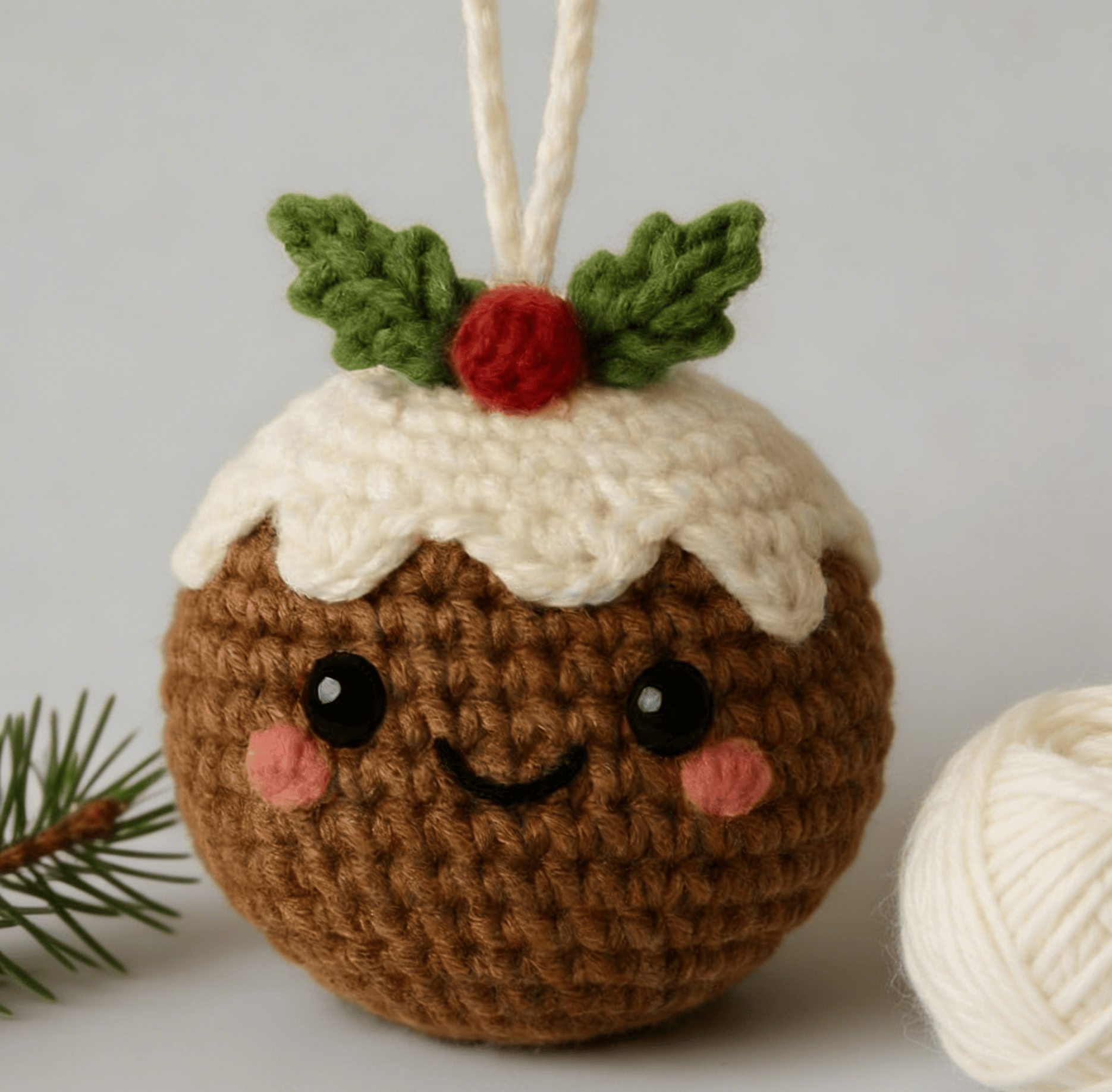 Diy Handmade Christmas Hanging Crochet Kit - Adorable Crocheted Toy | Nice Gift Idea - Handmade Christmas Hanging Crochet Kit - image 3