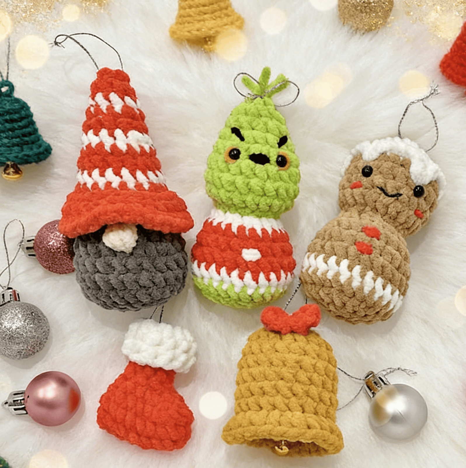 Diy Handmade Christmas Series Crochet Kit - Holiday Wall Decoration | Beginner Handmade Art - image 1