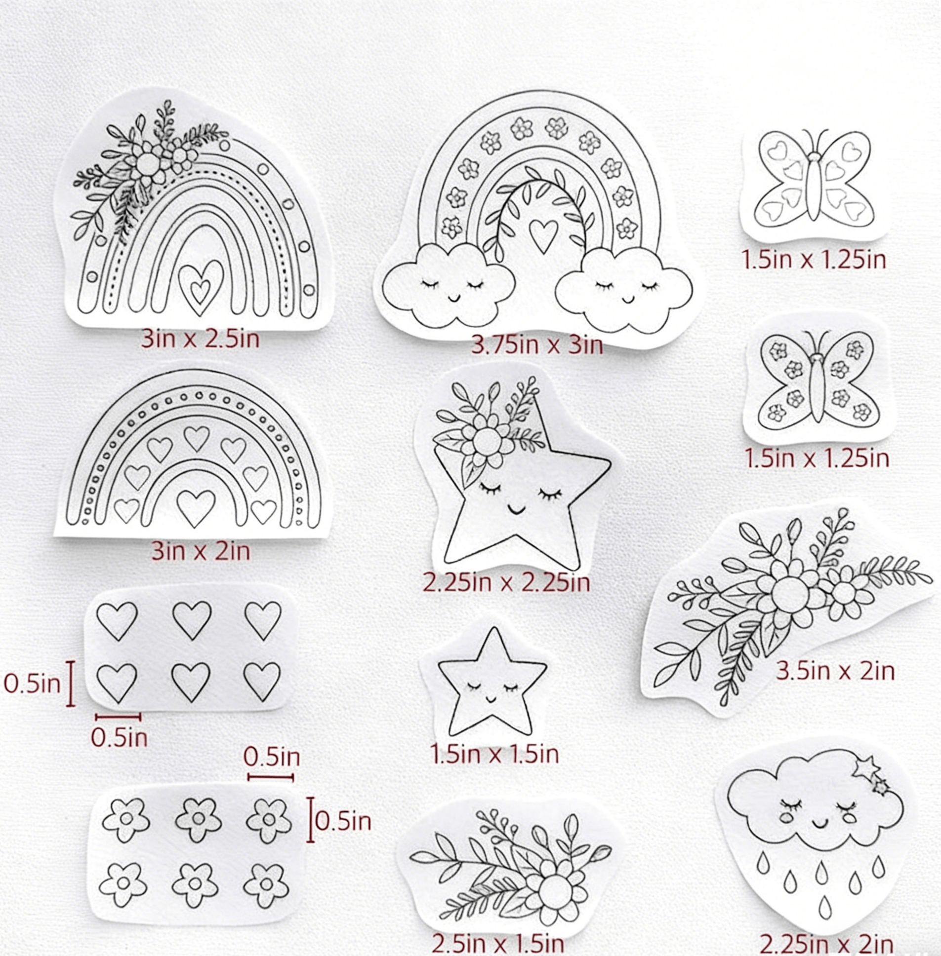 Floral Rainbow Stick And Stitch Patterns | Diy Handmade Gift | Creative Stitch Craft - image 5