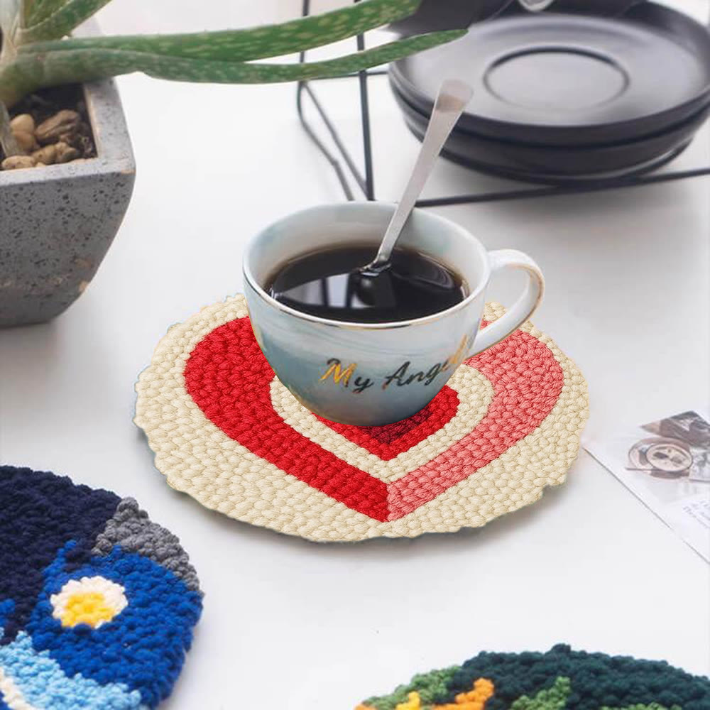 Gradient Layered Heart Punch Needle Kit – Valentine's Day Gifting Selection | Cozy Home Decor - image 5