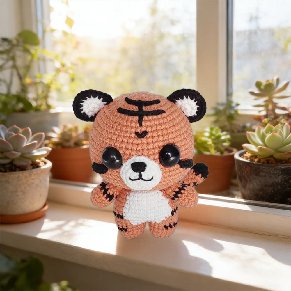 Diy Handmade Mini Tiger Crochet Kit - Beginners Crocheted Toy | Nice Gifts Idea  - image 2