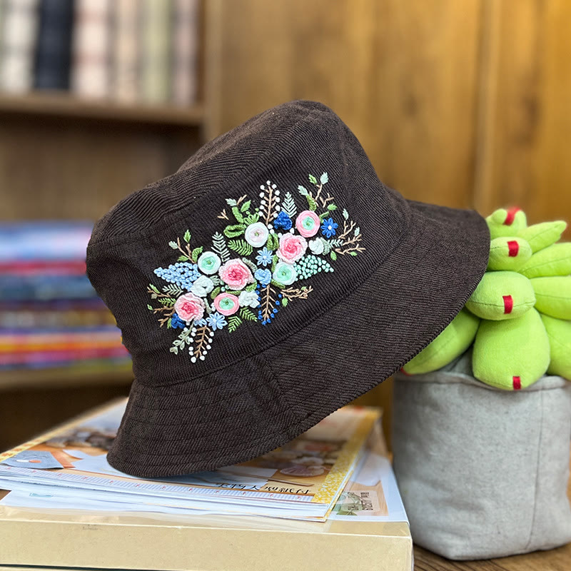 Embroidery Hat Kit | Handmake Fashion Accessories | Nice Personalized Gift - #1 - image 1