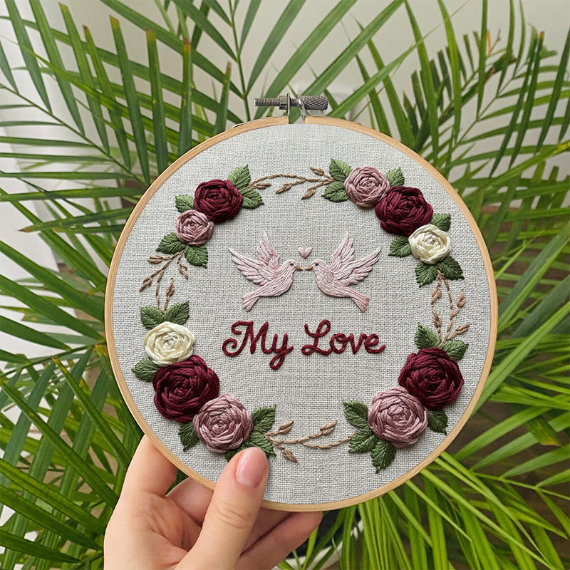 Rubbyoo Embroidery Kit - Eternal Love | Nice For Wedding Gift | Diy Handmade Craft  - image 5