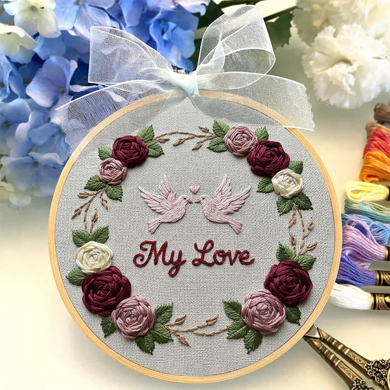 Rubbyoo Embroidery Kit - Eternal Love | Nice For Wedding Gift | Diy Handmade Craft  - image 4