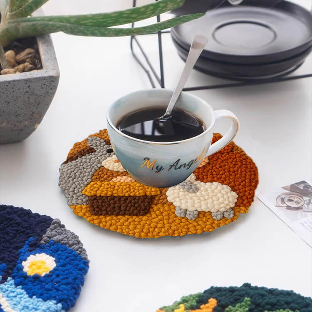 Lush Green Luna Moth Punch Needle Kit – Novice-friendly Starter Diy | Delightful Handcraft Activity - image 5