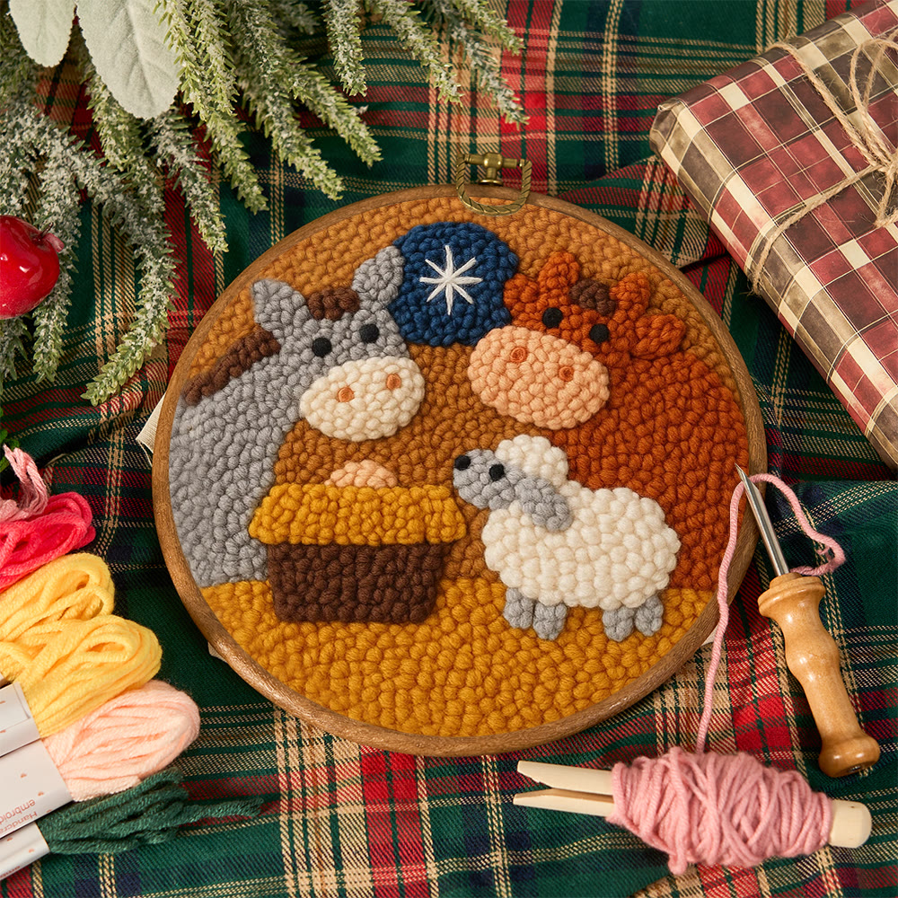 Lush Green Luna Moth Punch Needle Kit – Novice-friendly Starter Diy | Delightful Handcraft Activity - image 12